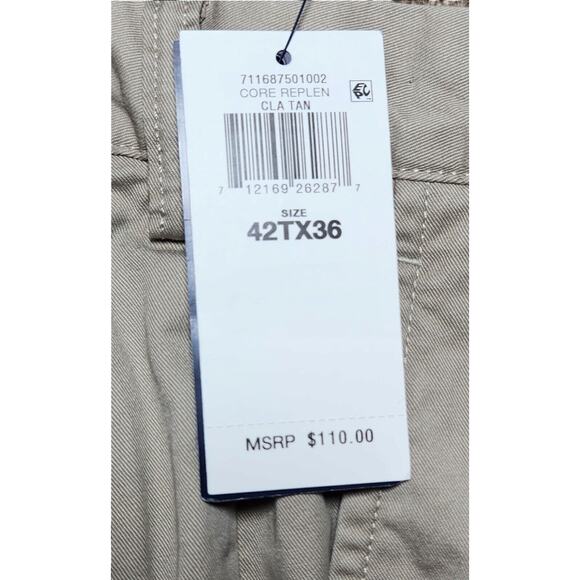 Polo Ralph Lauren Men's 42Tx36 Pants Stretch Classic Fit, Cotton Blend Twill NWT - Picture 6 of 8